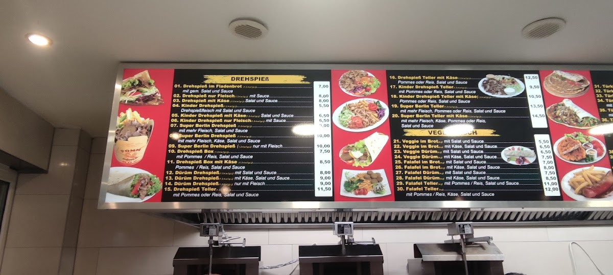 Berlin Döner Photo Menu 3
