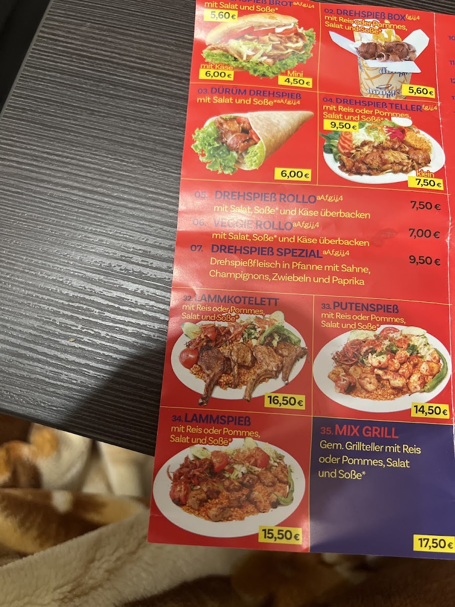 Berlin Döner Photo Menu 6