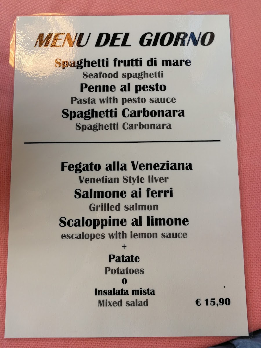 Trattoria Da Giorgio Photo Menu 3