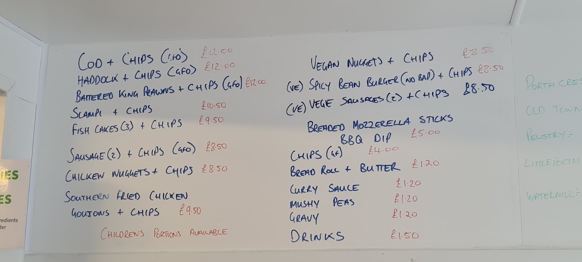 The Galley Photo Menu 1