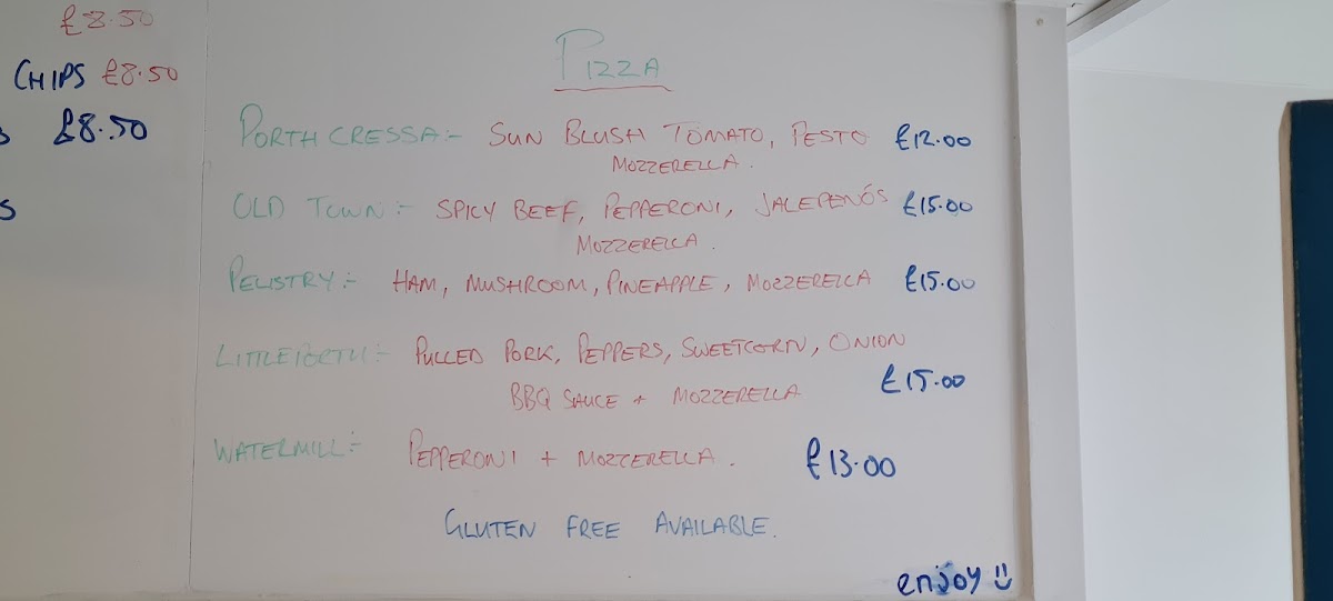 The Galley Photo Menu 2