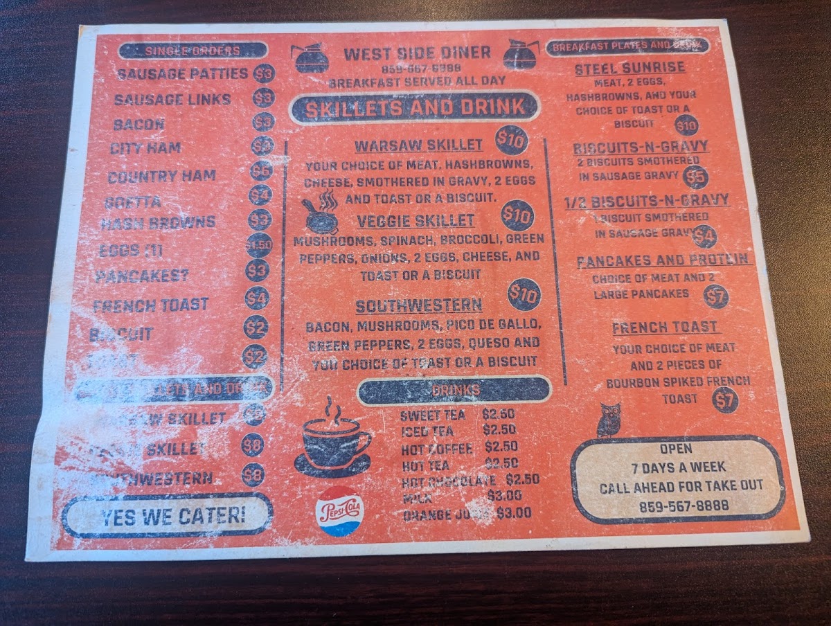 West Side Diner Photo Menu 3