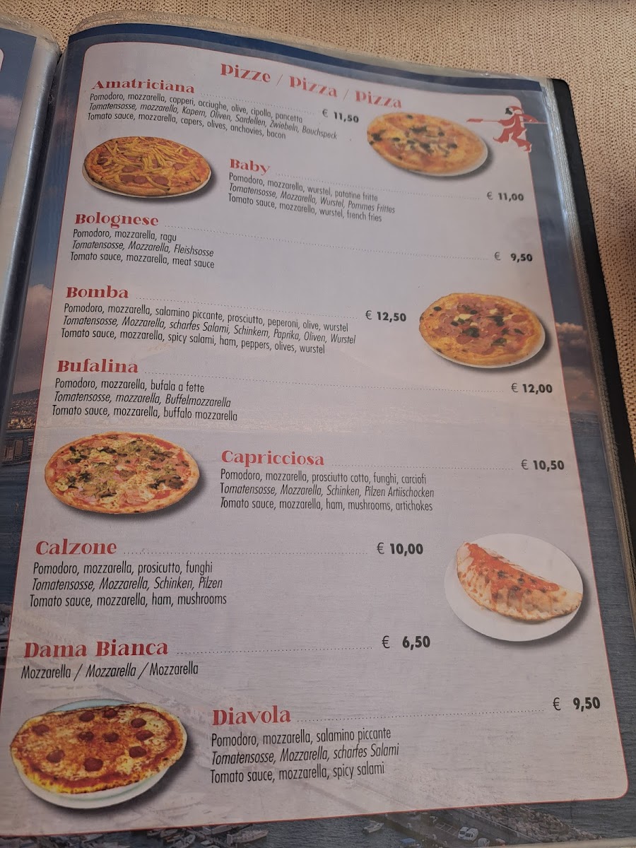 Bella Napoli Photo Menu 1