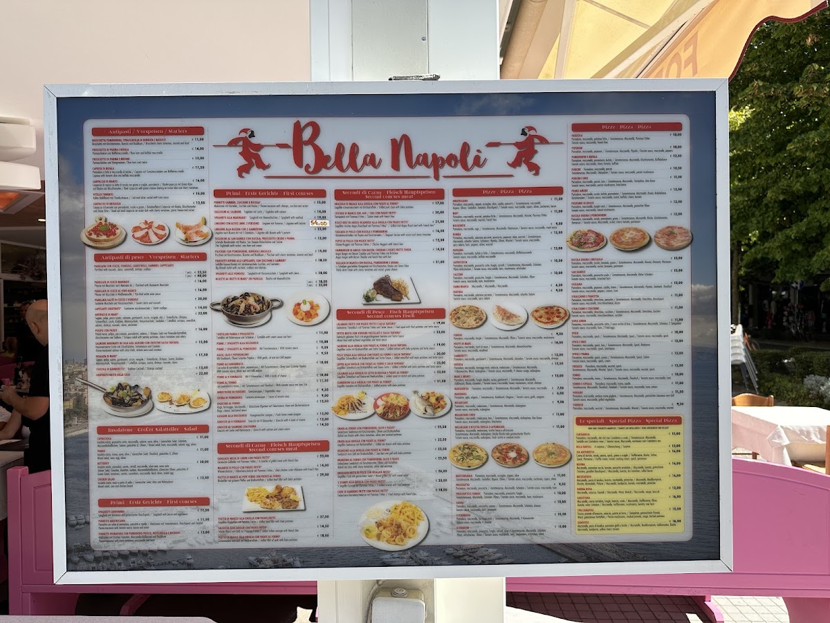 Bella Napoli Photo Menu 2