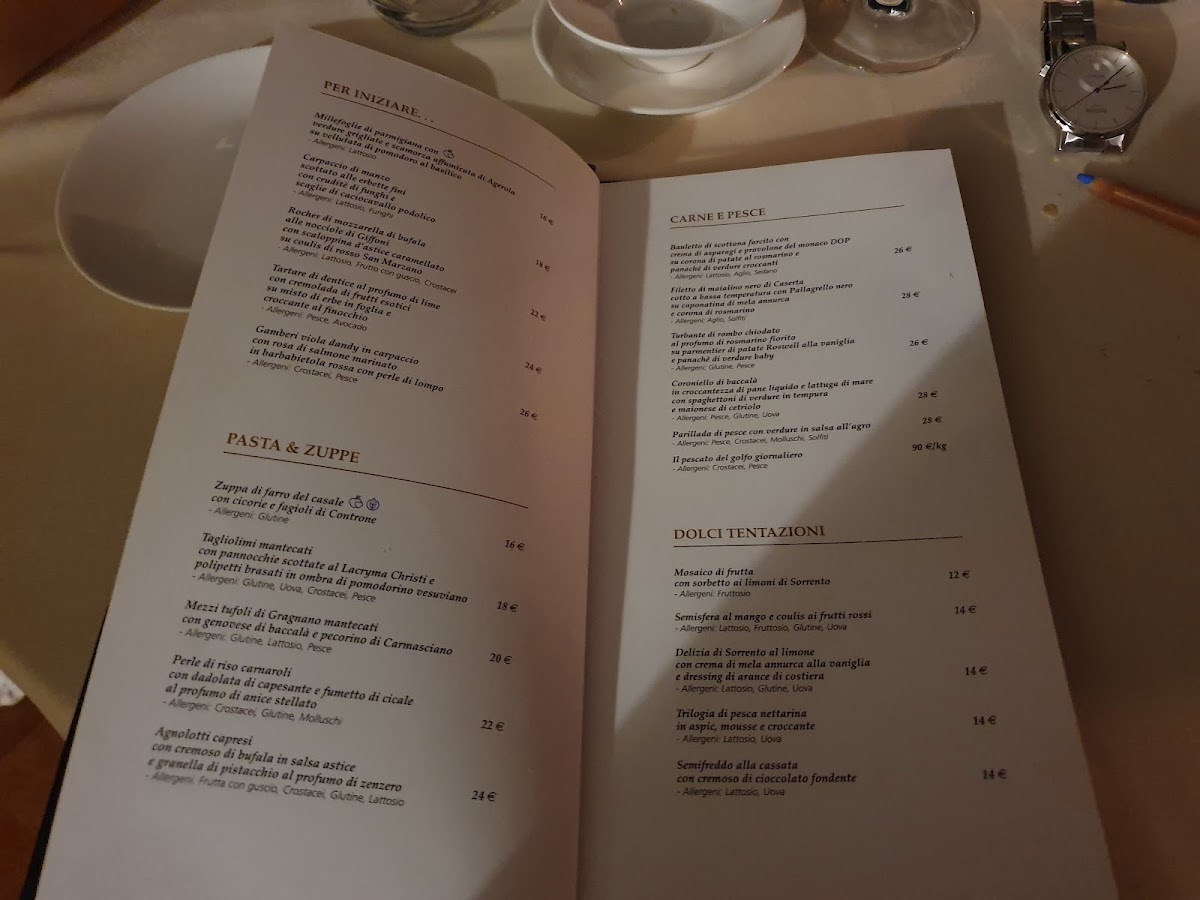 La Terrazza Photo Menu 1