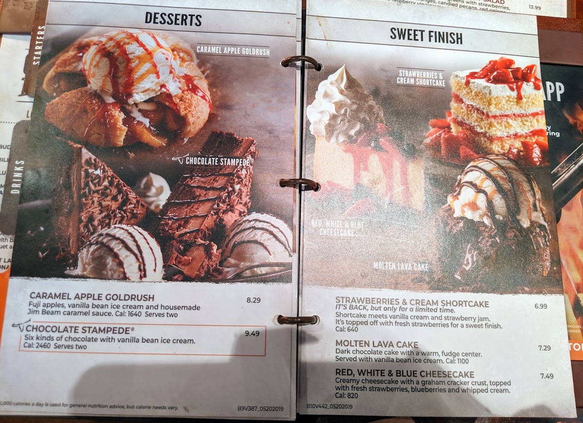 LongHorn Steakhouse Photo Menu 10