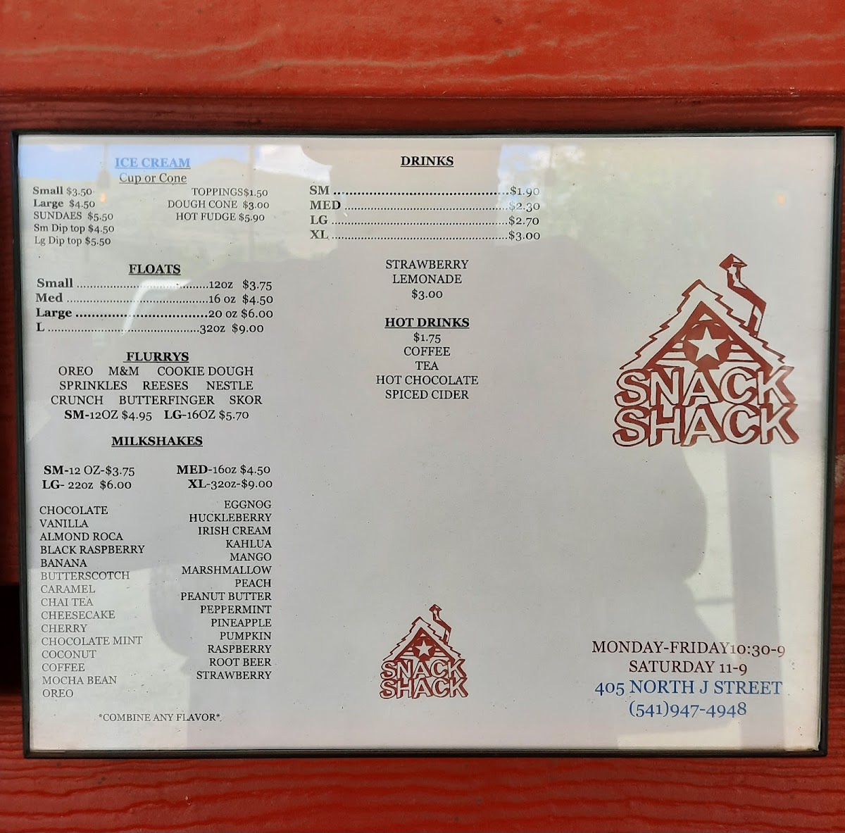 Snack Shack Photo Menu 4