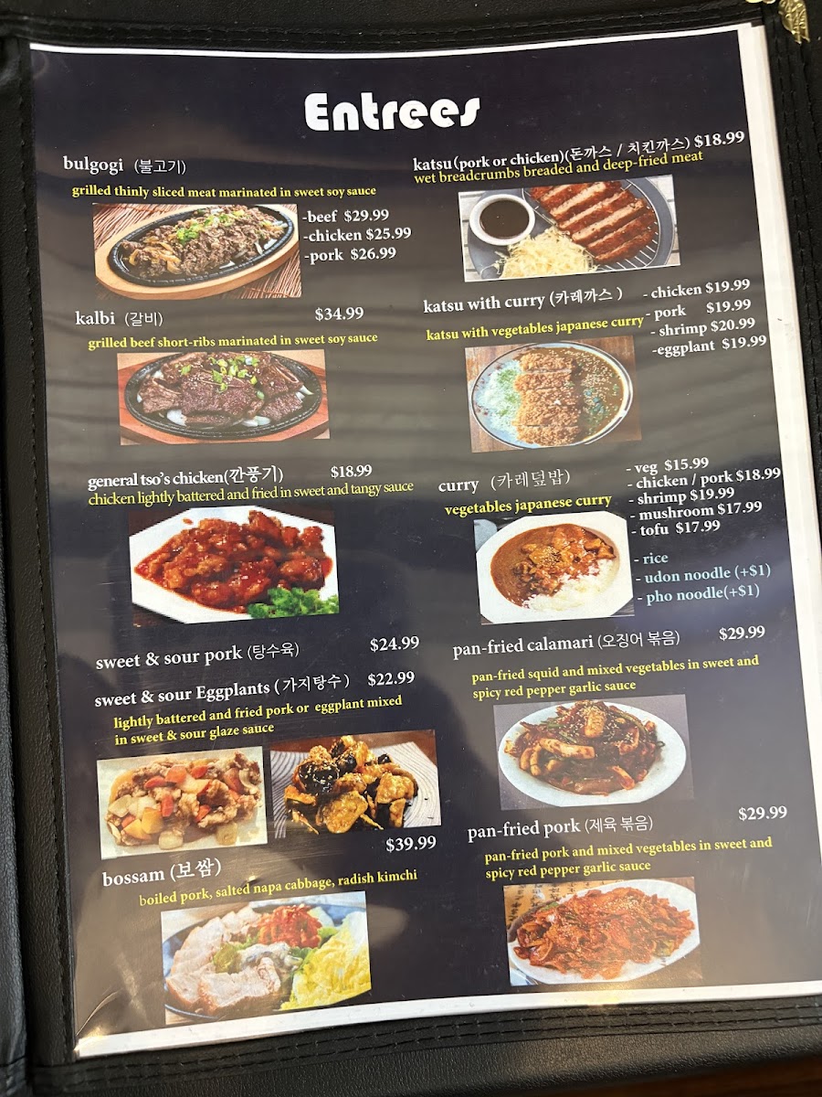Asian Bistro Photo Menu 2