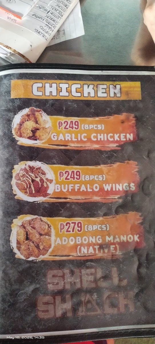SHELL SHACK Photo Menu 10