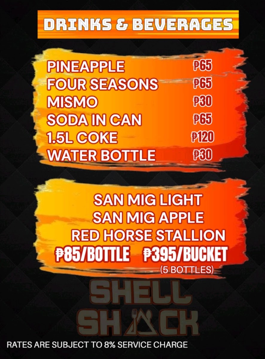 SHELL SHACK Photo Menu 3