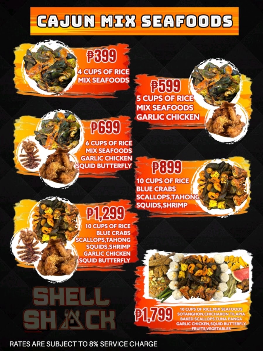 SHELL SHACK Photo Menu 4