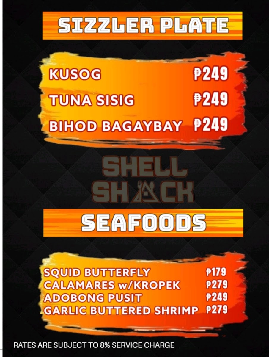 SHELL SHACK Photo Menu 5