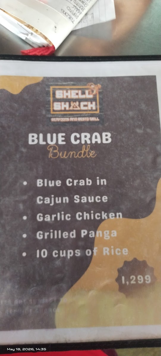 SHELL SHACK Photo Menu 9