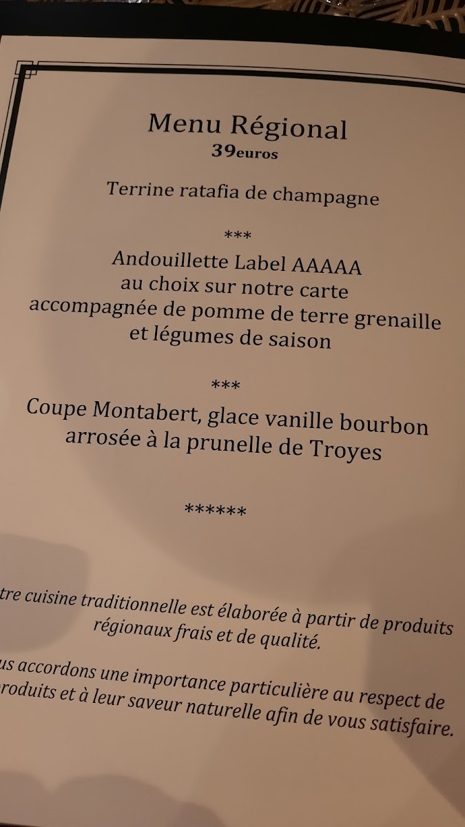 Le Jardin Photo Menu 1