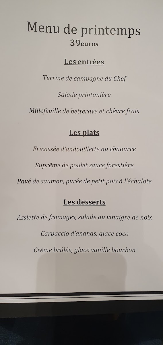 Le Jardin Photo Menu 4