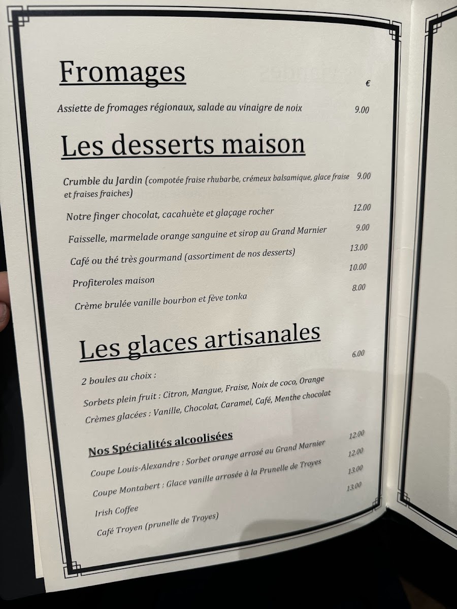 Le Jardin Photo Menu 5