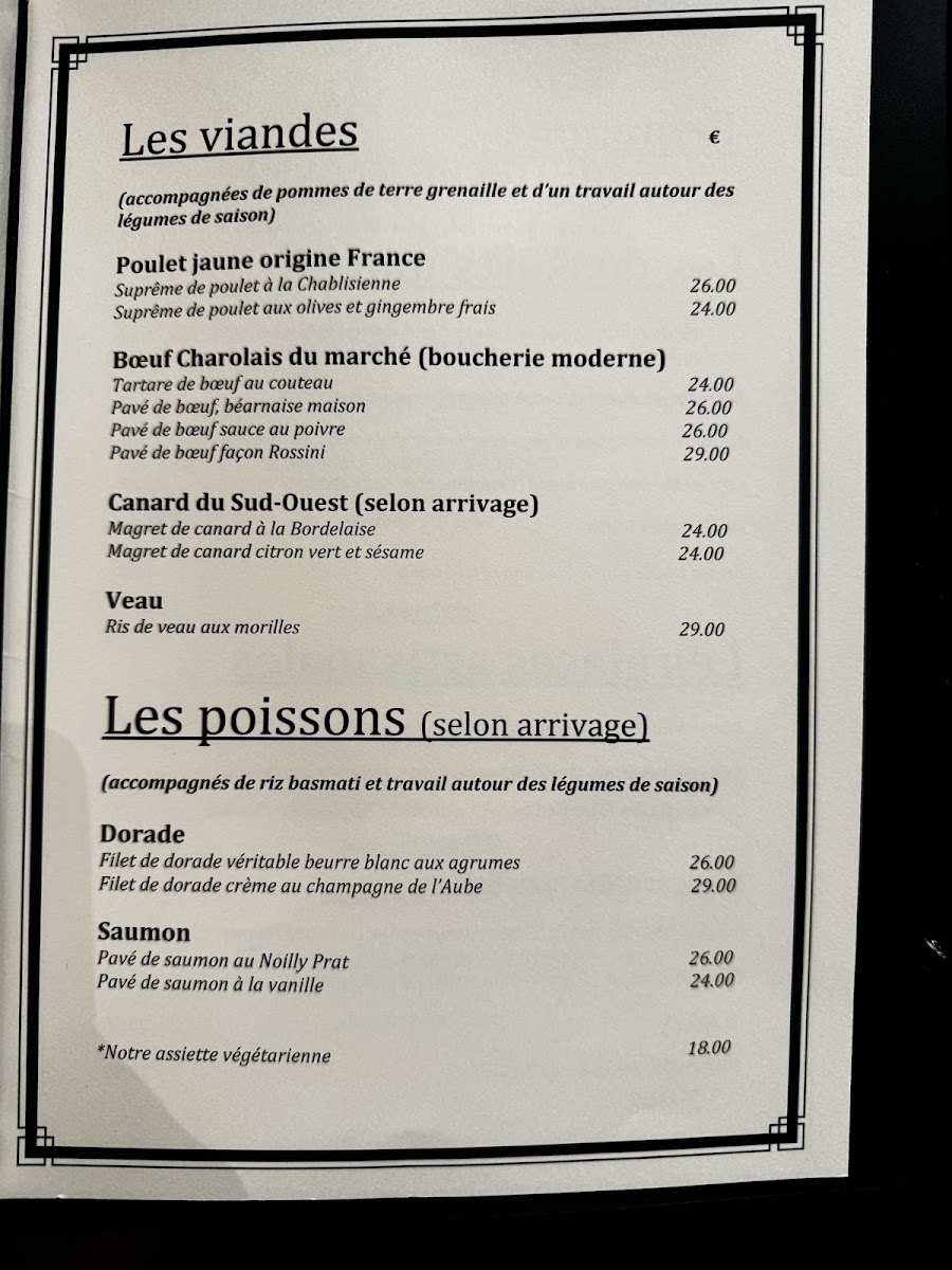 Le Jardin Photo Menu 6