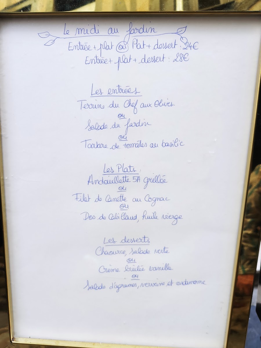 Le Jardin Photo Menu 8