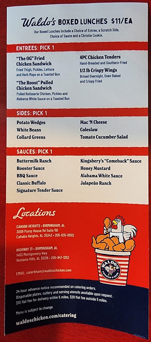 Waldo's Chicken & Beer Photo Menu 7
