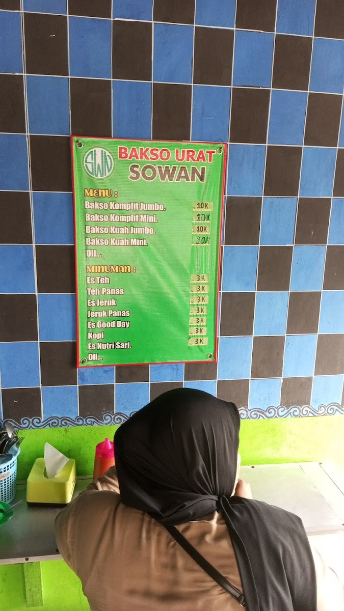 BAKSO SOWAN ( BAKSO BAKWAN MALANG ) Photo Menu 2