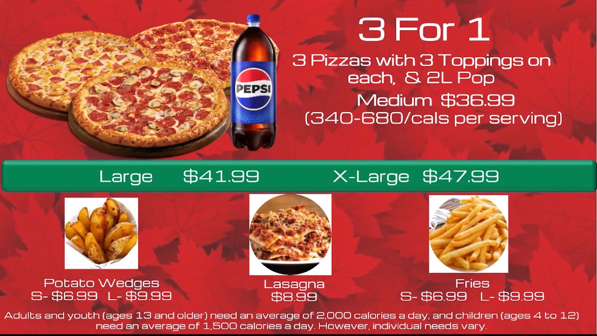 Tito's Pizza Photo Menu 2