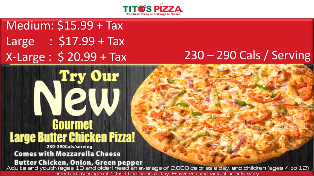 Tito's Pizza Photo Menu 7
