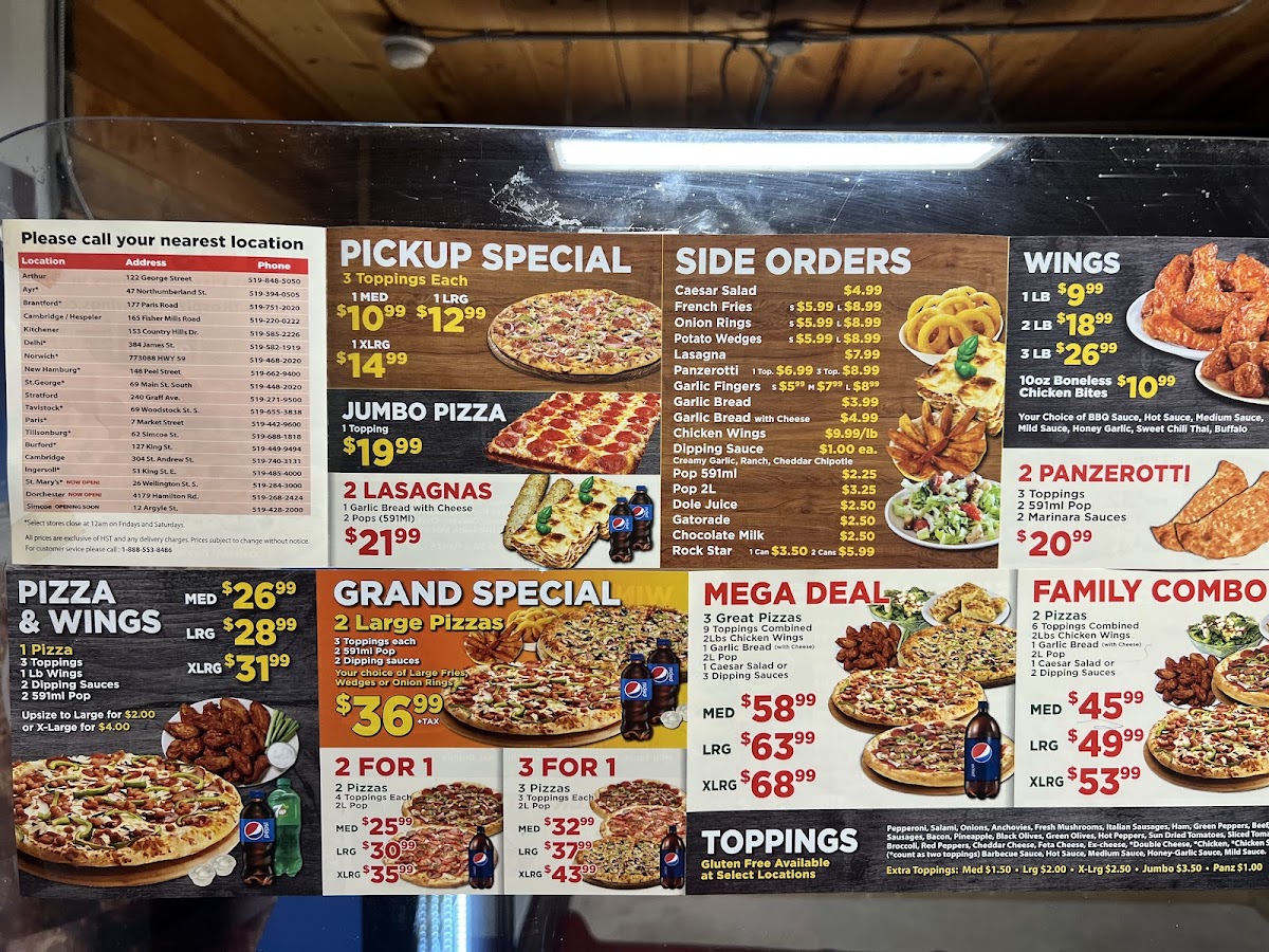 Tito's Pizza Photo Menu 9