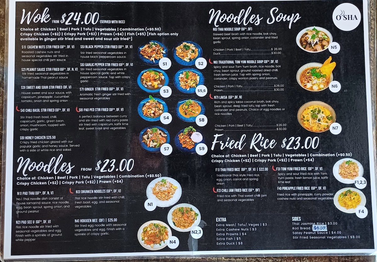 O'Sha Photo Menu 9