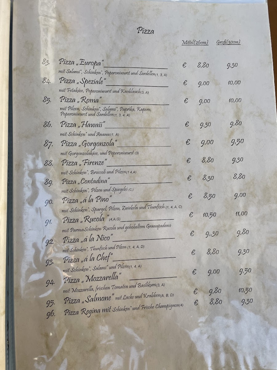 Pizzeria Roma Photo Menu 2