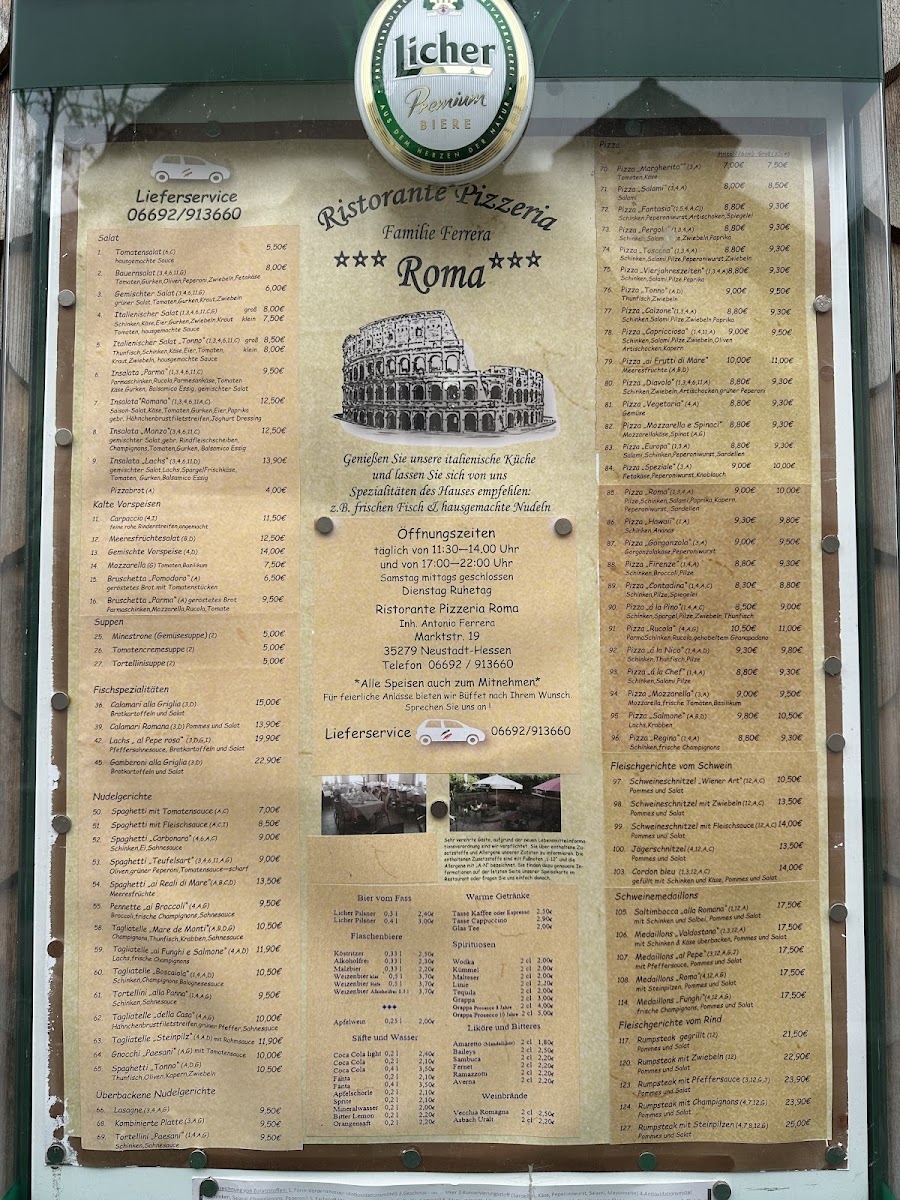 Pizzeria Roma Photo Menu 8