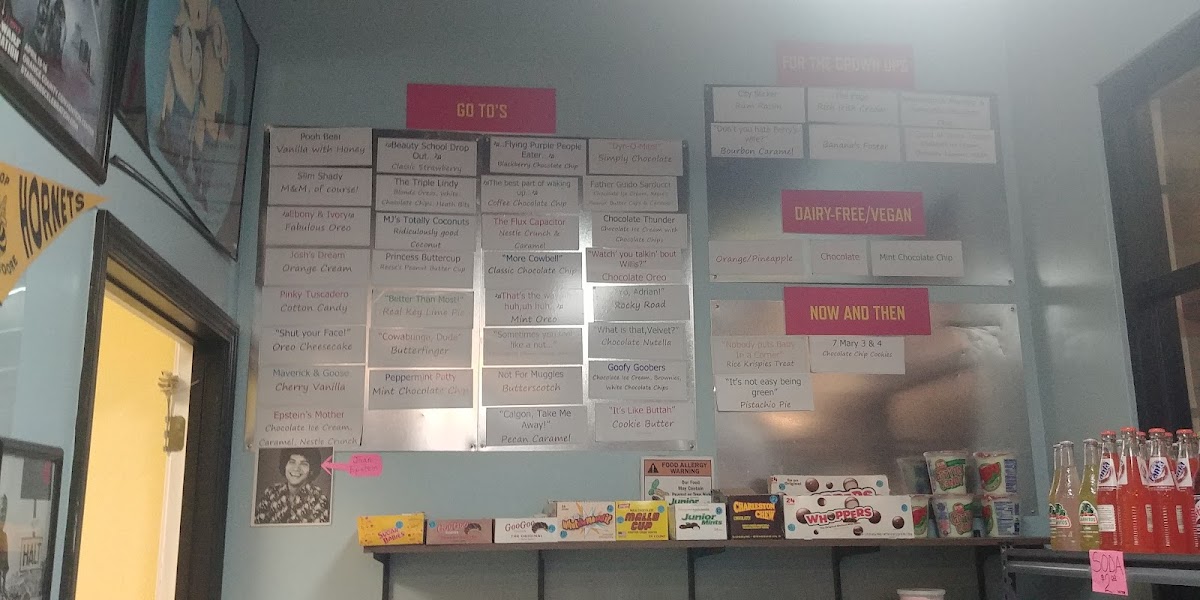 The Sweet Spot Photo Menu 1