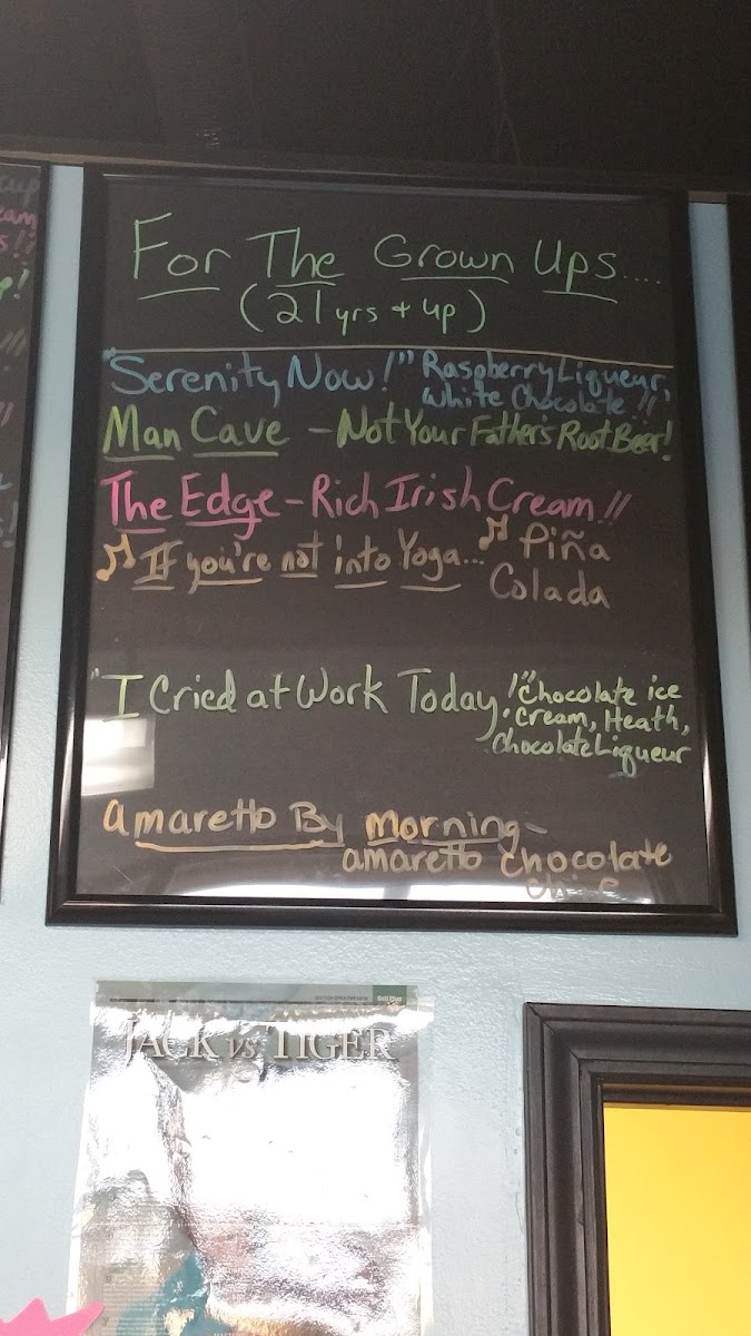 The Sweet Spot Photo Menu 4