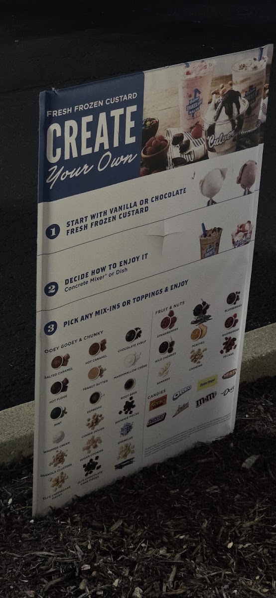 Culver’s Photo Menu 1