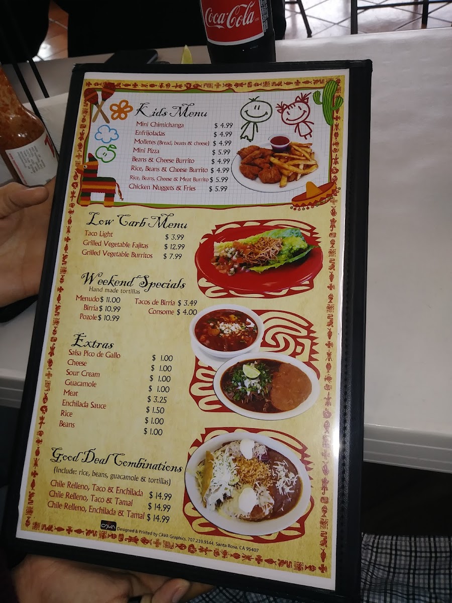 Pepe's Mexican Restaurant Photo Menu 2