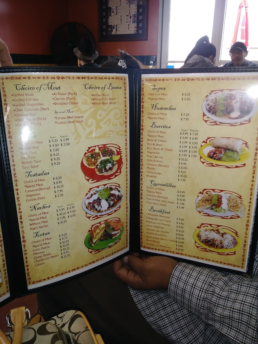 Pepe's Mexican Restaurant Photo Menu 4