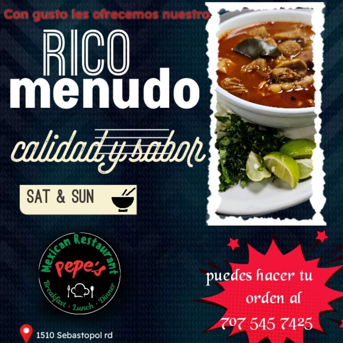 Pepe's Mexican Restaurant Photo Menu 5