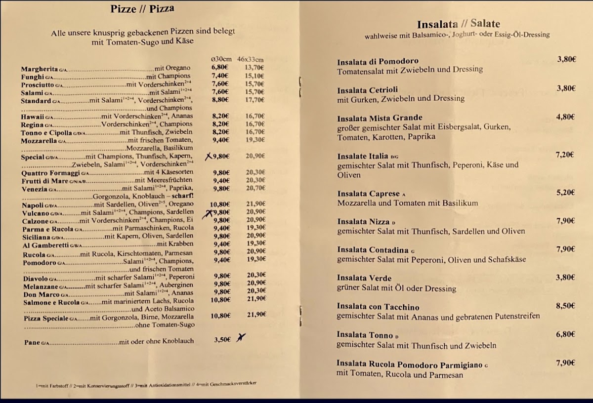 Pizzeria Venezia Photo Menu 1