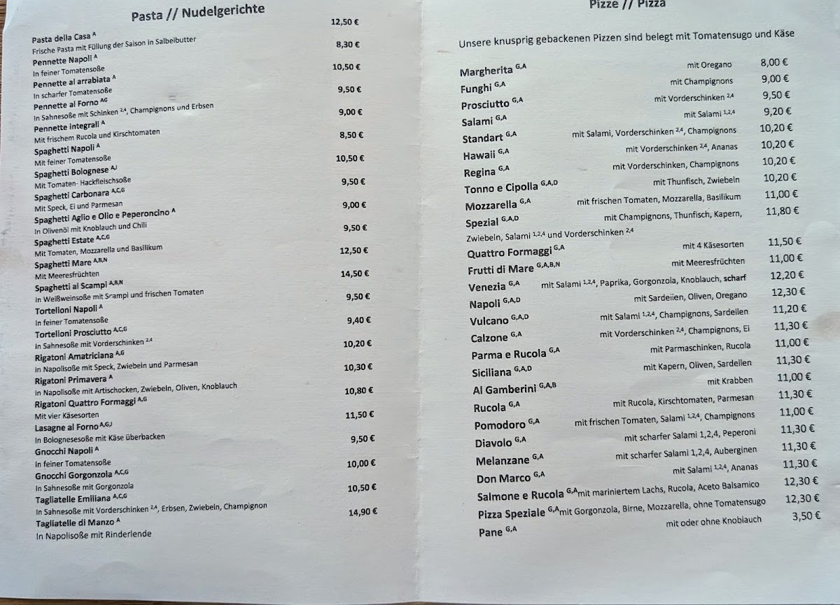 Pizzeria Venezia Photo Menu 3