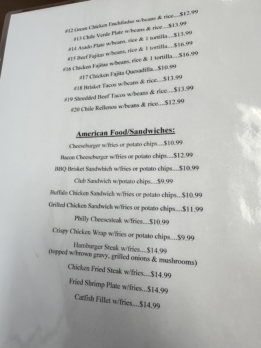 Broadway Café Photo Menu 2
