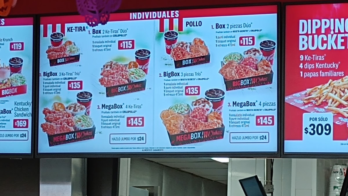 KFC Photo Menu 2