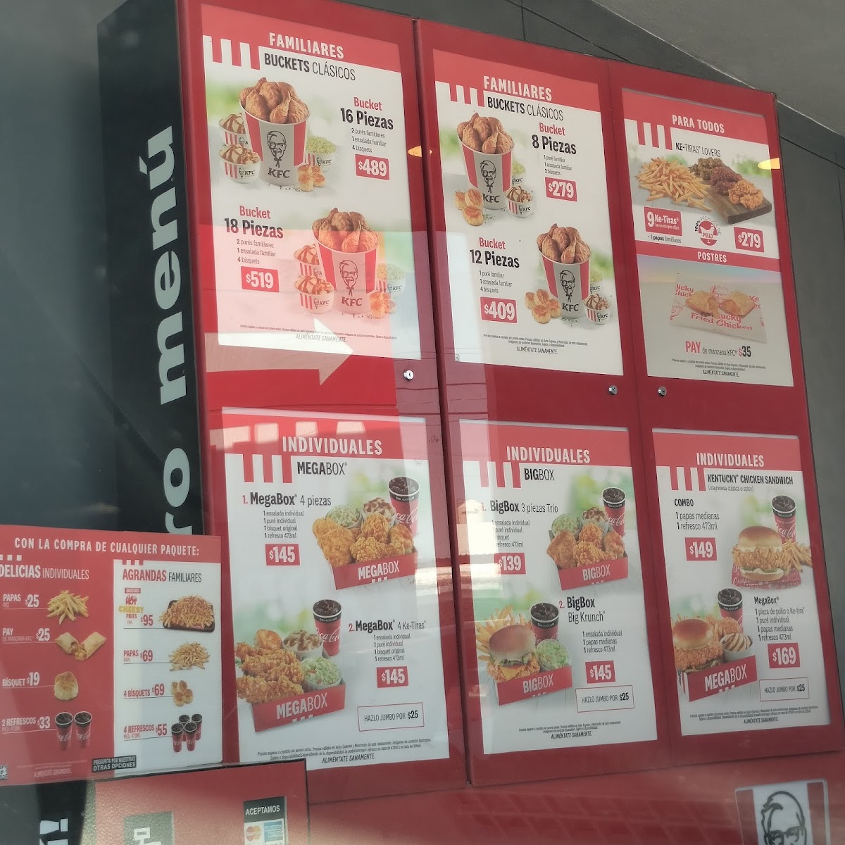 KFC Photo Menu 4