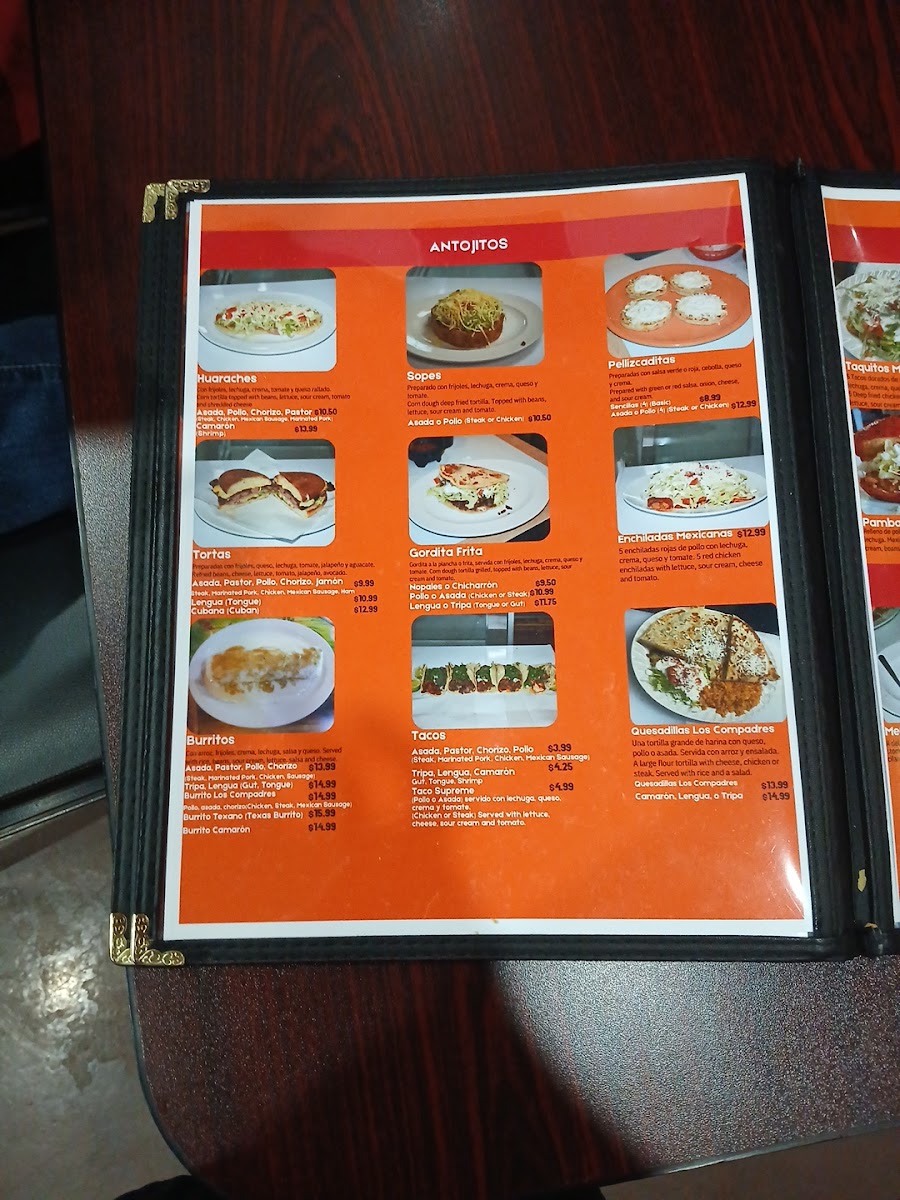 Los compadres mexican restaurant Photo Menu 4