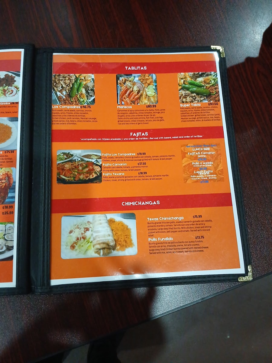 Los compadres mexican restaurant Photo Menu 5
