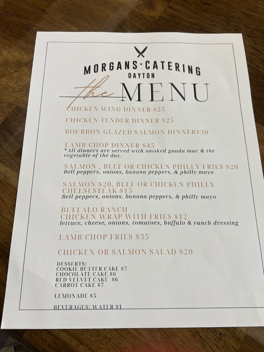 Morgan's Photo Menu 1