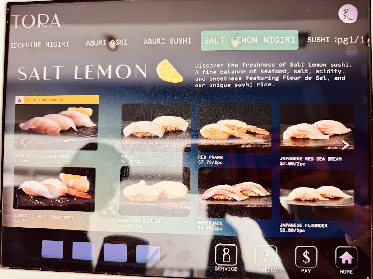 TORA Photo Menu 7