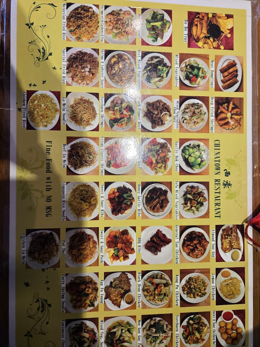 Chinatown Restaurant Photo Menu 5