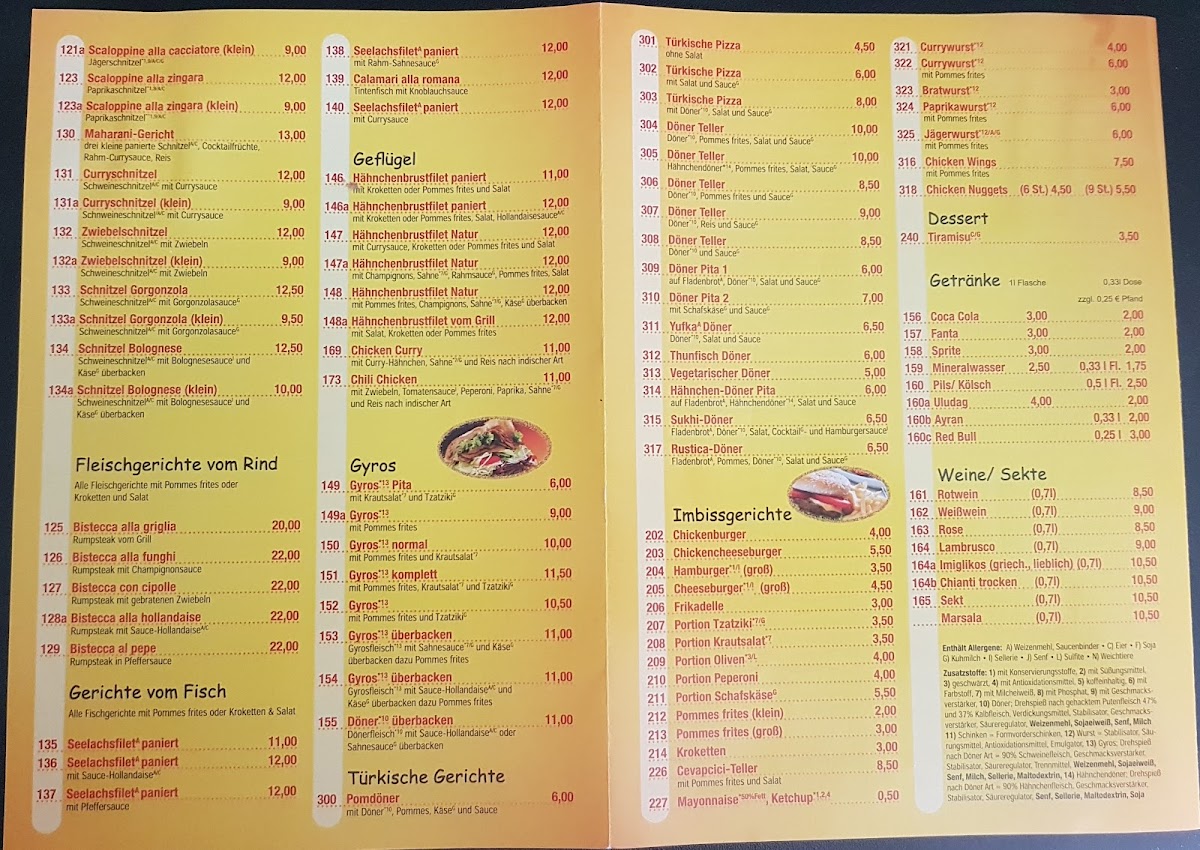 Pizzeria Rustica Photo Menu 1
