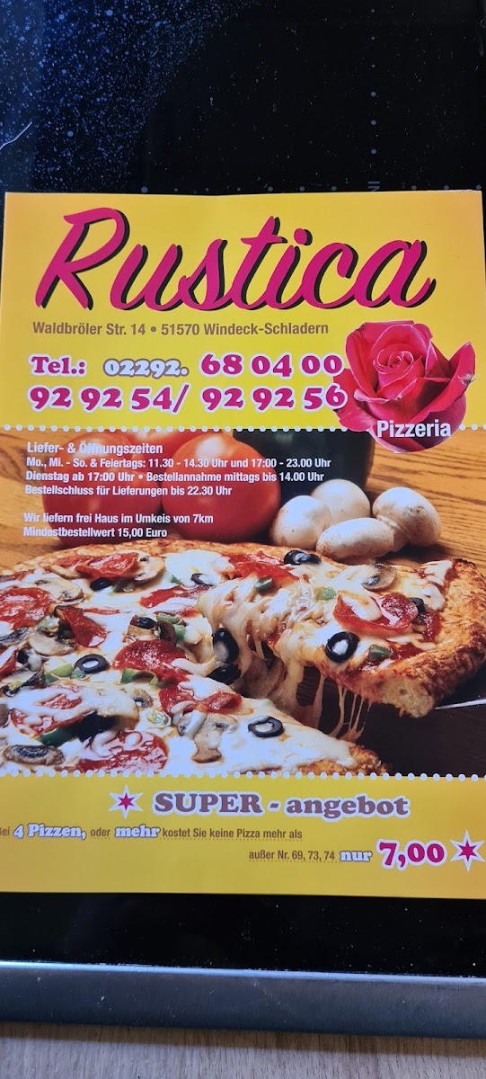 Pizzeria Rustica Photo Menu 10