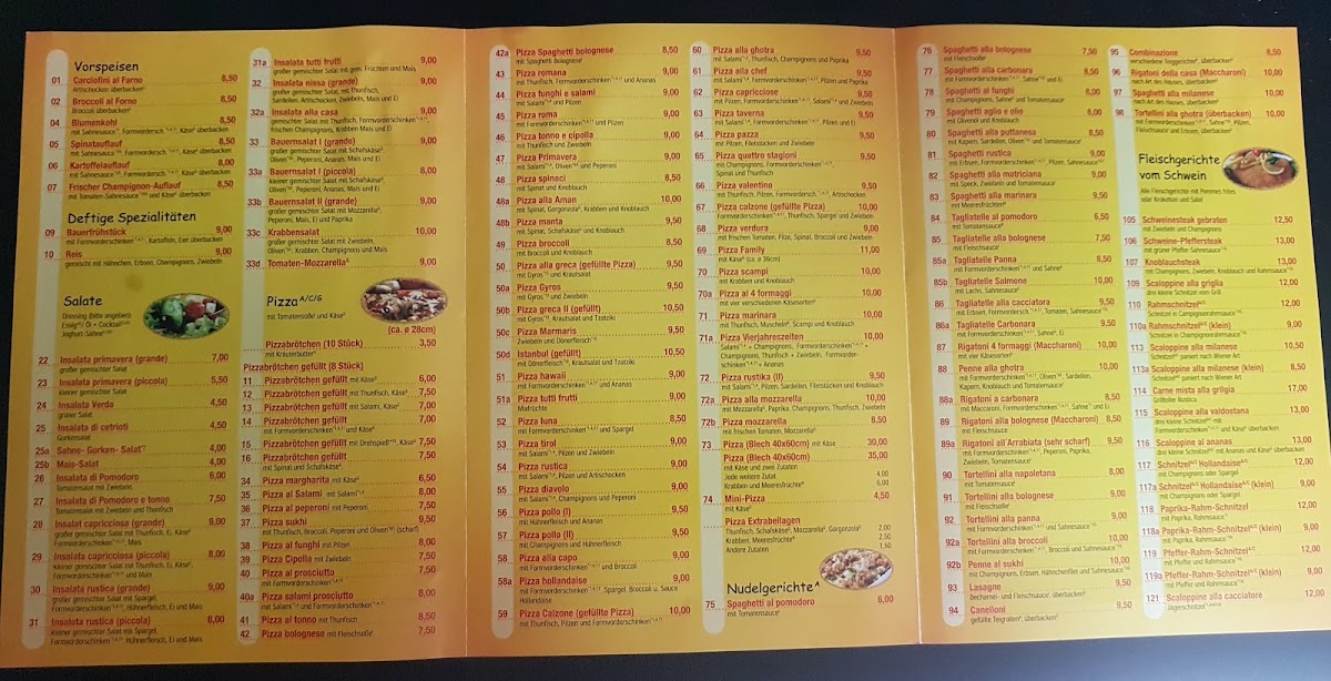 Pizzeria Rustica Photo Menu 2