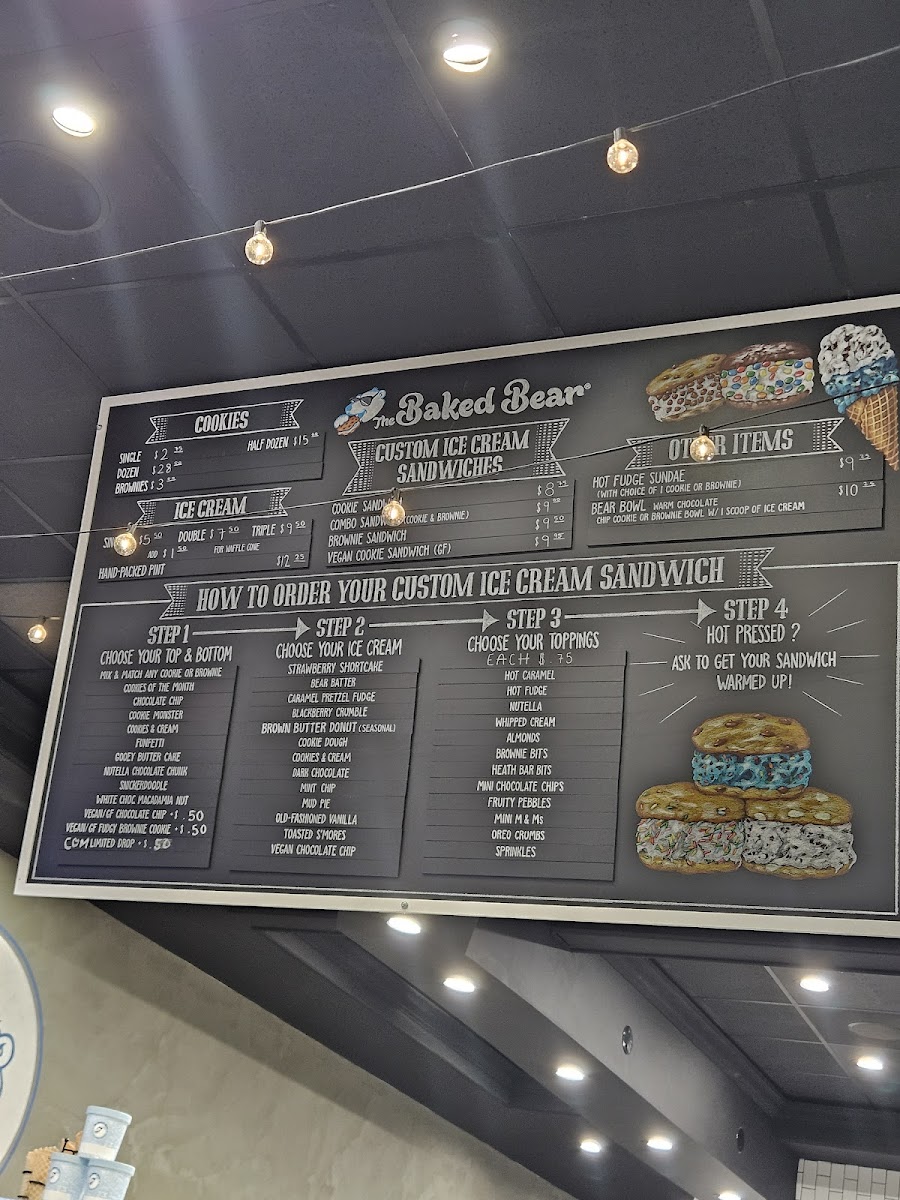 The Baked Bear Photo Menu 3